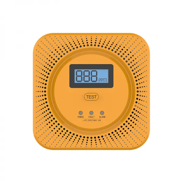 CO CH4 Sensor Alarm Combination Carbon Monoxide & LP Gas Natural Gas Leak Detector with Voice Prompt