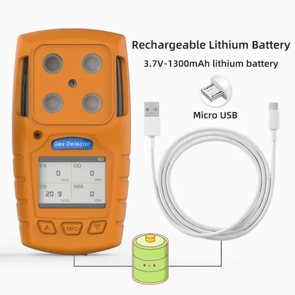 Portable 4-in-1 Gas Detector