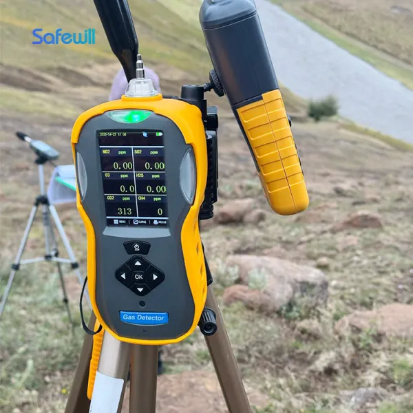 Portable Built-in Pump 6-in-1 Gas Detector