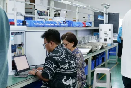Indonesian Customer Visits Factory