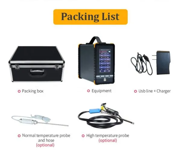 16 In 1 Portable Multi Gas Analyzer