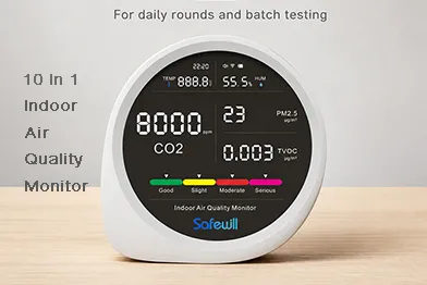 Safewill Launches a 10-in-1 Indoor Air Quality Monitor for Comprehensive Indoor Environment Monitoring