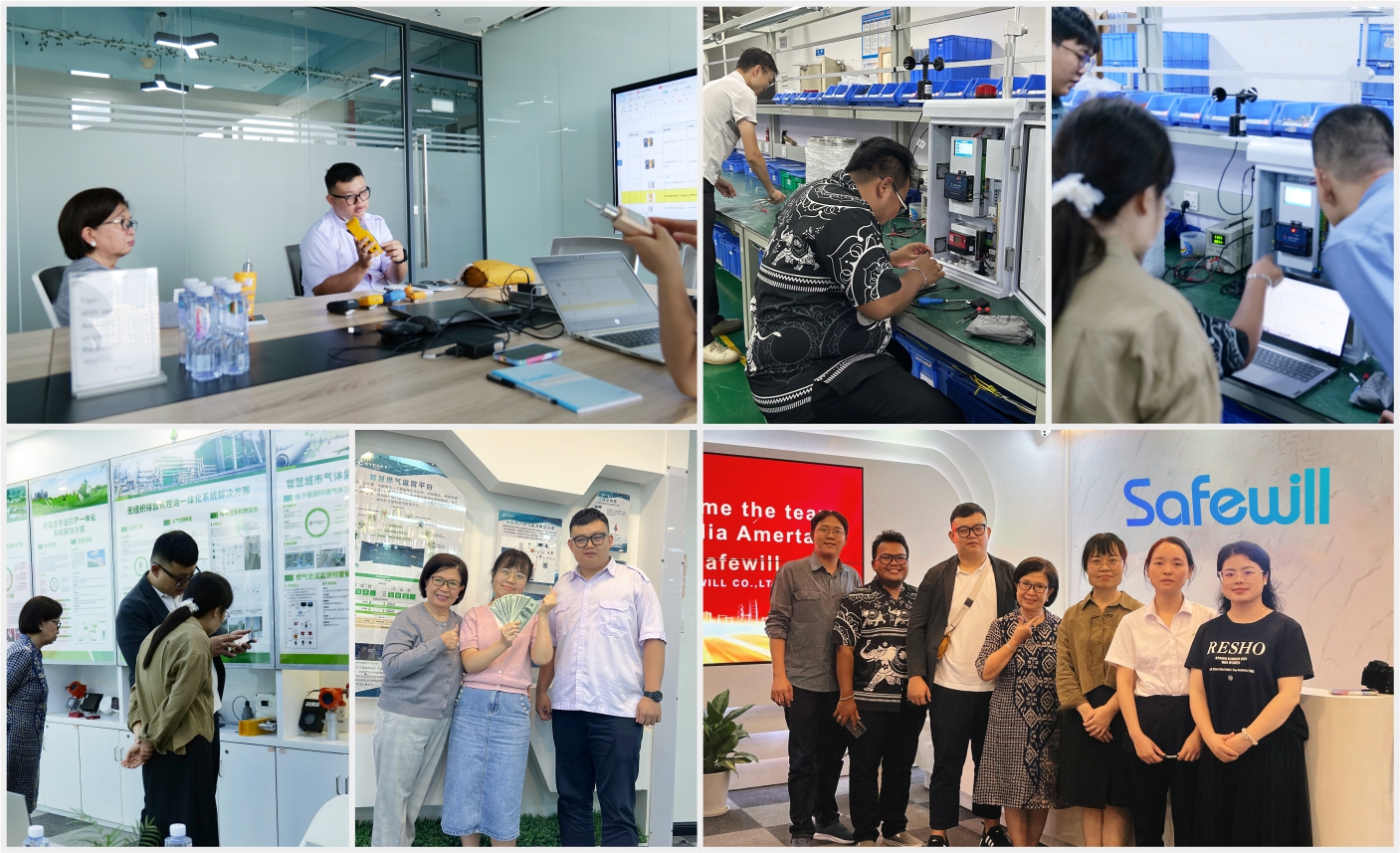 Indonesian Customer Visits Factory
