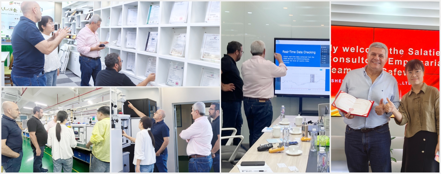 Brazilian Client Visits Factory and Purchases 10 Units of AQM